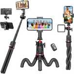 HSU C03 Octopus Flexible Tripod – 3в1 Селфи Стик, Гъвкава Стойка