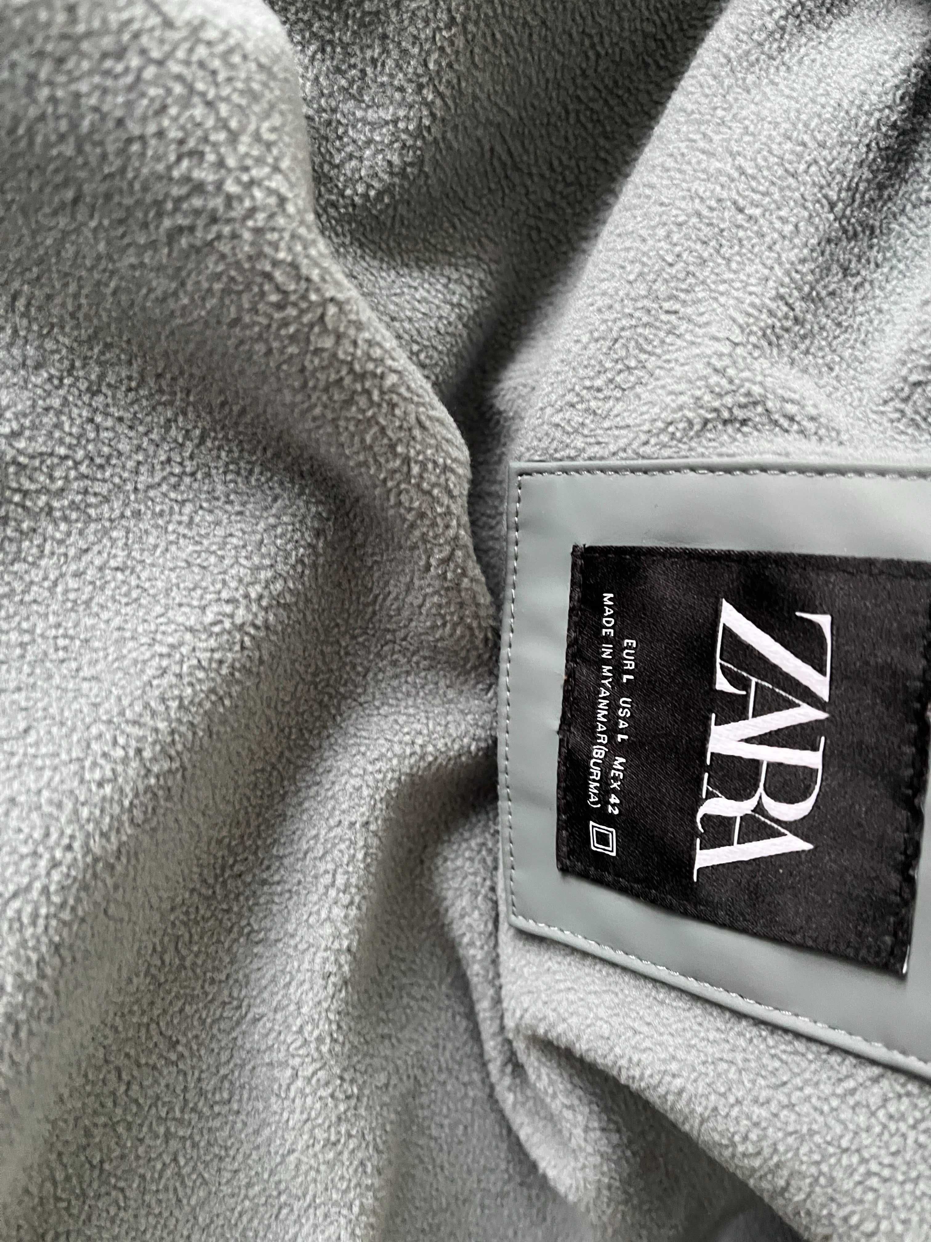 Мъжко гумирано яке против дъжд ZARA - L размер / 52 - ново