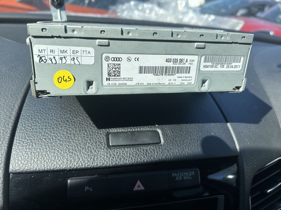 Unitate radio, modul radio 4G0 035 061 A Volkswgen Touareg 7P