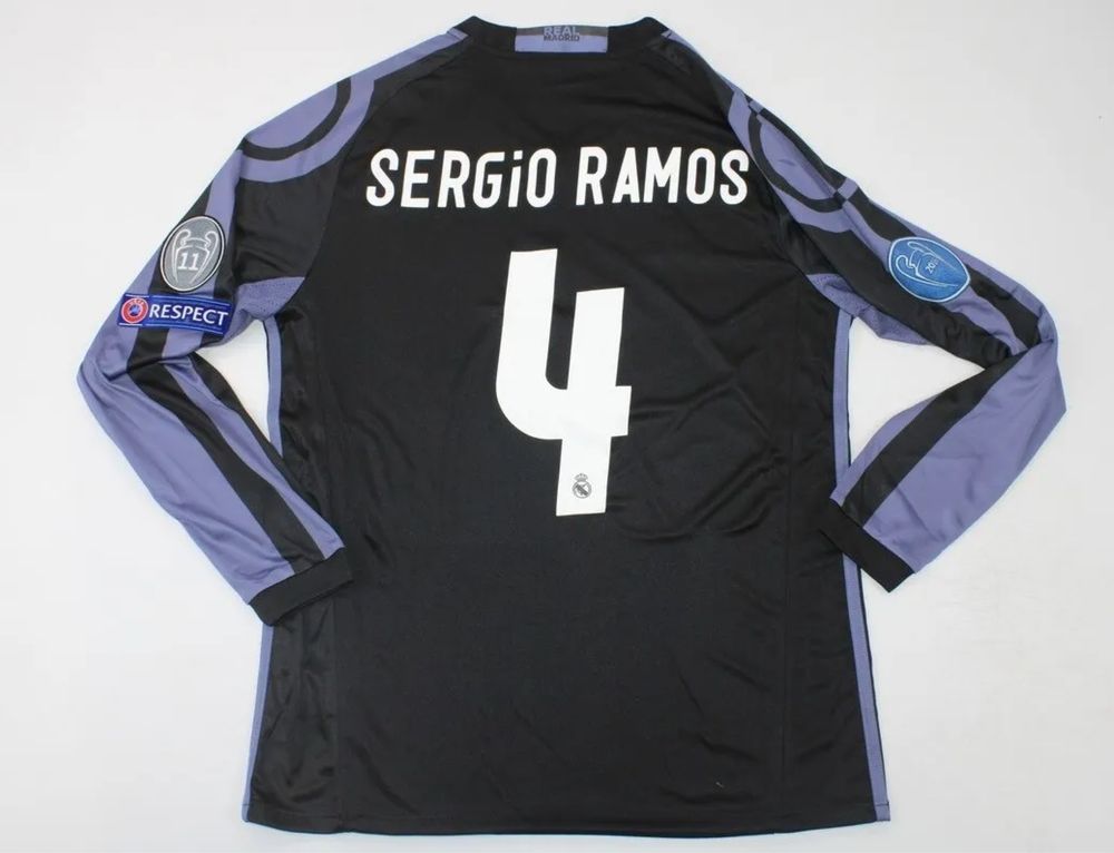 Bluza fotbal Real Madrid 2016/17 third - SERGIO RAMOS 4