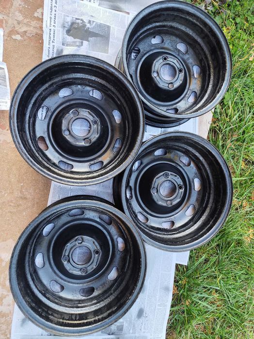 Продавам 4 стоманени джанти 15 цола за Пежо/Peugeot  Ситроен/Citroen