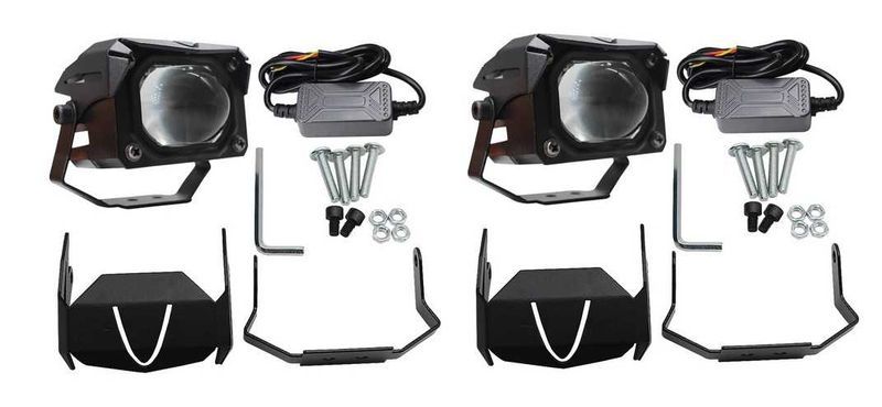 Комплект Халогени Прожектори LED BAR 2x30W-Лупи за мотор/Off Road 4х4