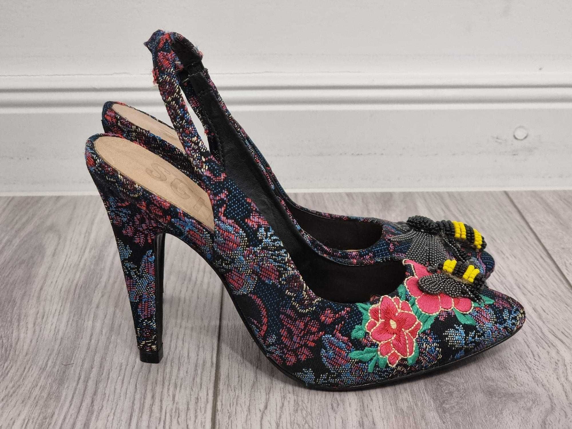 Pantofi Schutz cu toc subțire, de 10 cm / marimea 36 / NOI