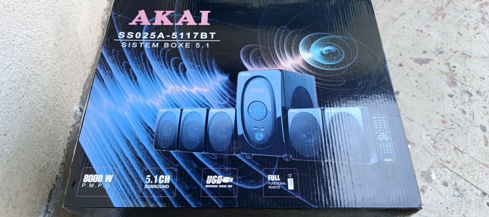 Boxe Akai 5.1 nou in cutie