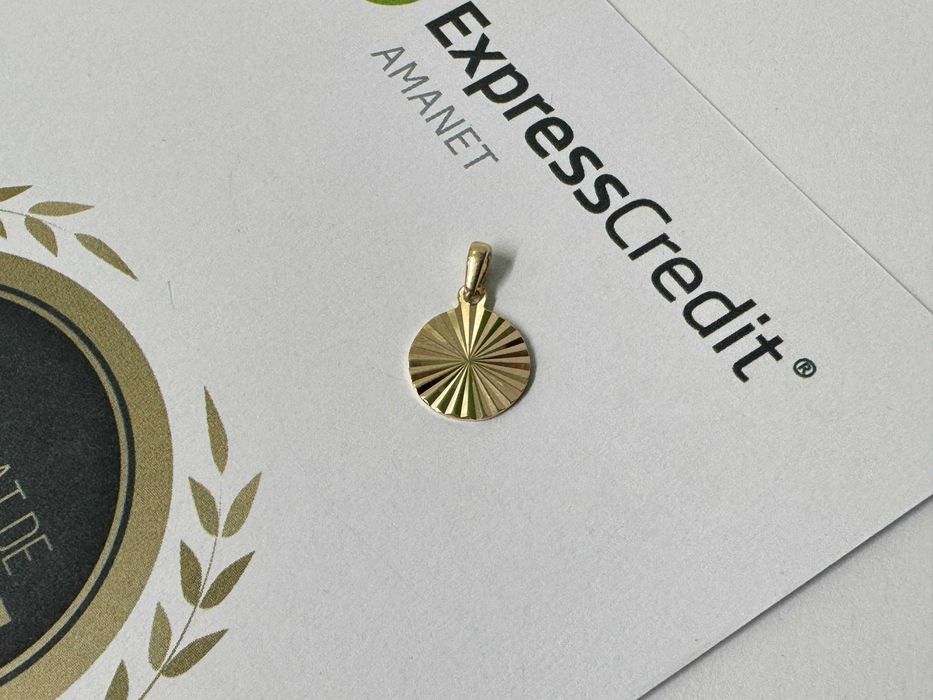 Medalion aur 14K 0.80g (B.59812.2 Tatarasi) Garantie 2 ani