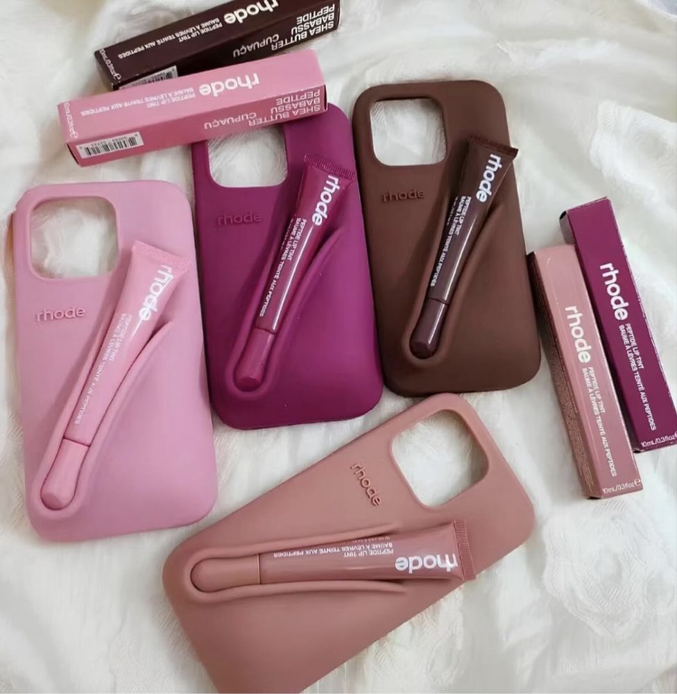 Rhode калъф+ Rhode гланц| Rhode Case+ Rhode Lip Gloss |Налични цветове