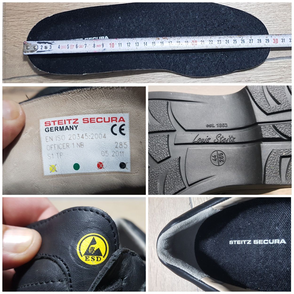 Pantofi Noi protecție Steitz Secura Officer 10, Atlas Business 44 & 39