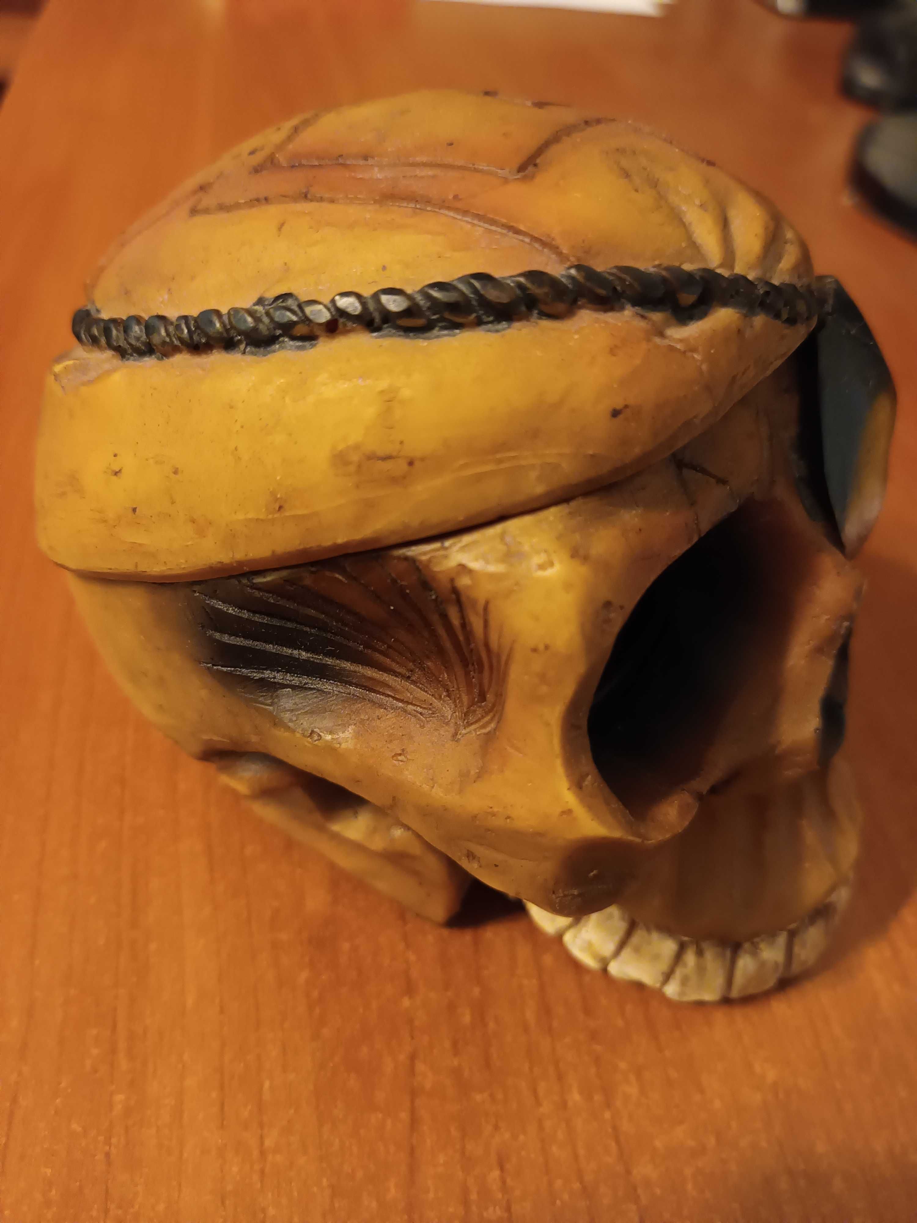 Halloween craniu decorativ pirat tribal