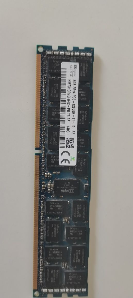 DDR3 PC3-12800R ECC hynix Korea 4x8gb