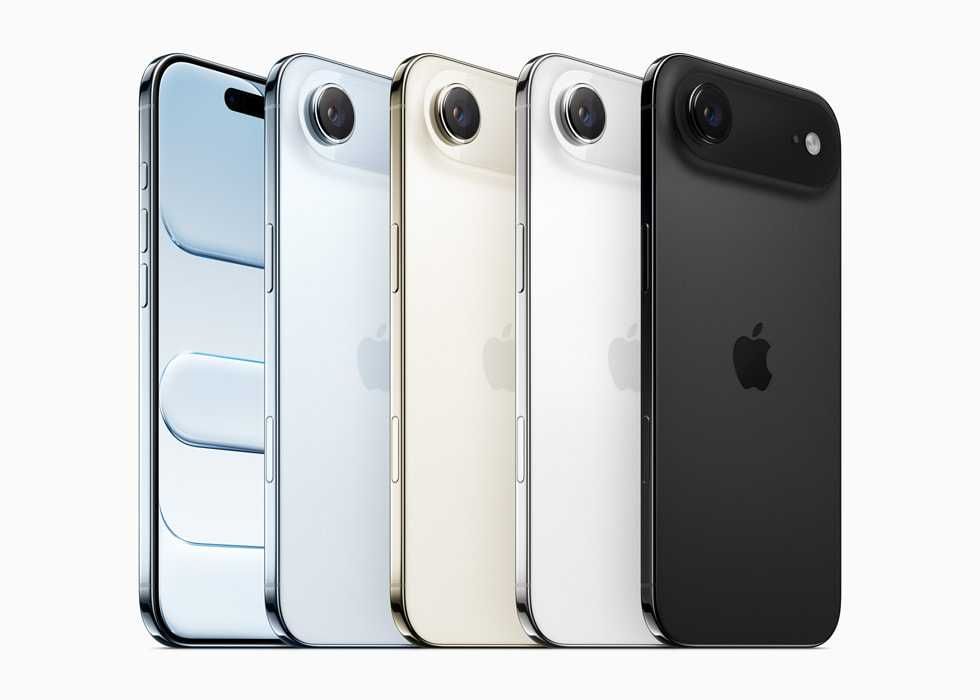 НОВ! Apple iPhone 17 Air 256GB Black / White / Light Gold / Sky Blue