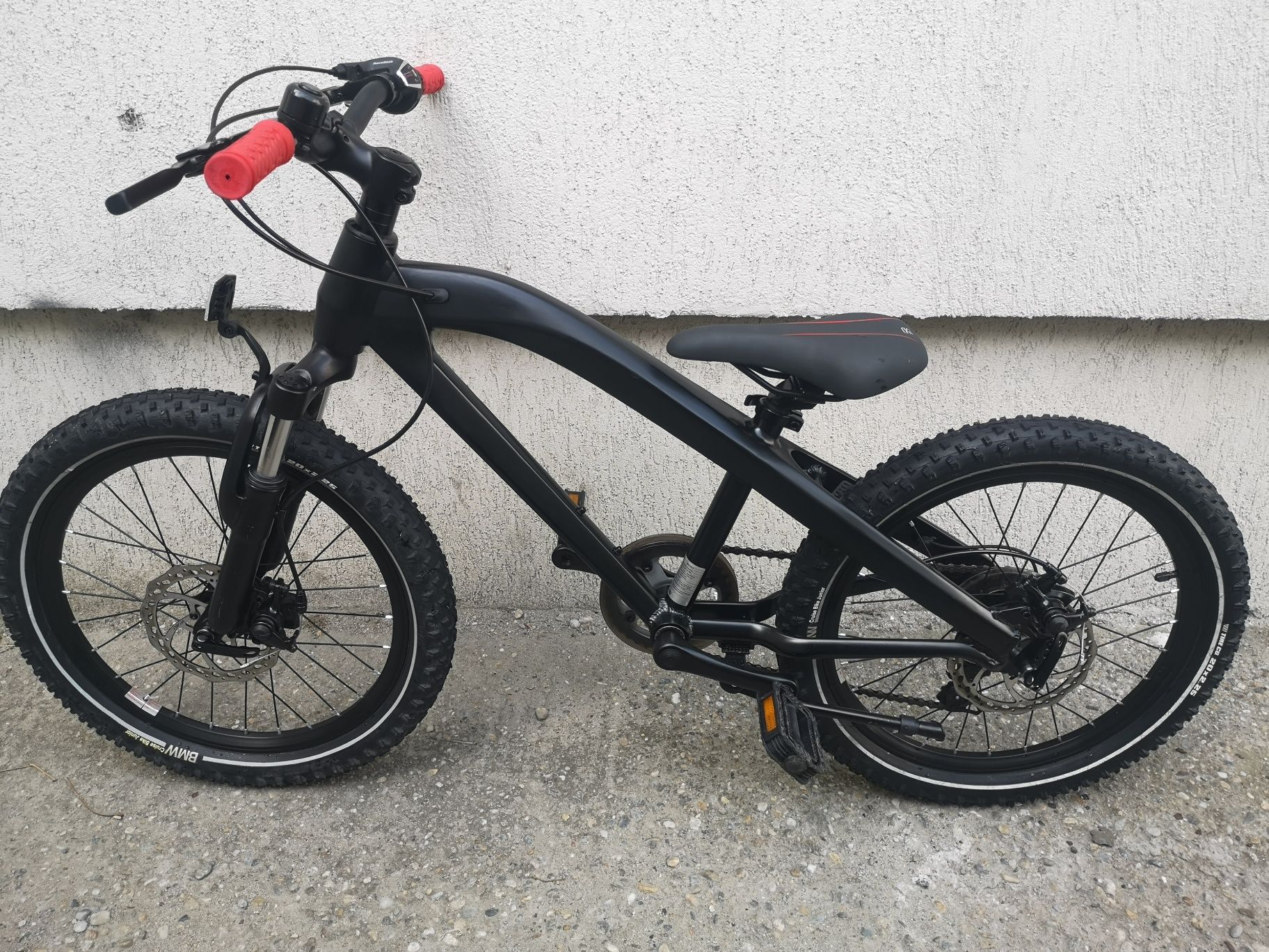 Bicicleta copii originala BMW JUNIOR 20 Zoll frane disc negru 6-9 ani