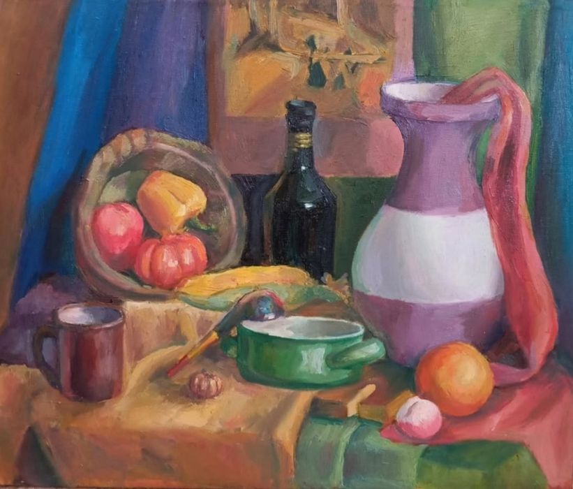 Картина маслом размер 45 на 55