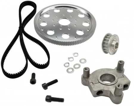 Kit conversie curea transmisie motor bicicleta (nou)