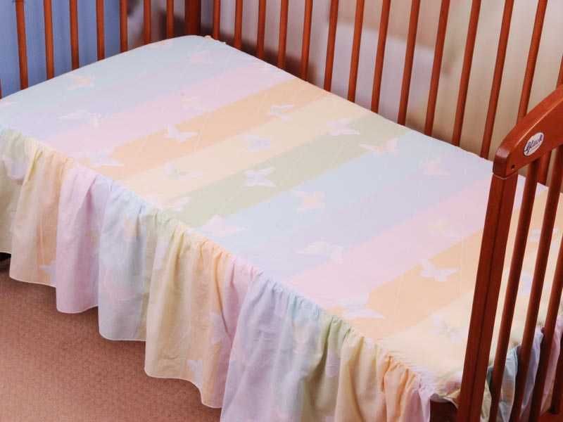 Детски чаршаф с волан, 120х60см, GLUCK