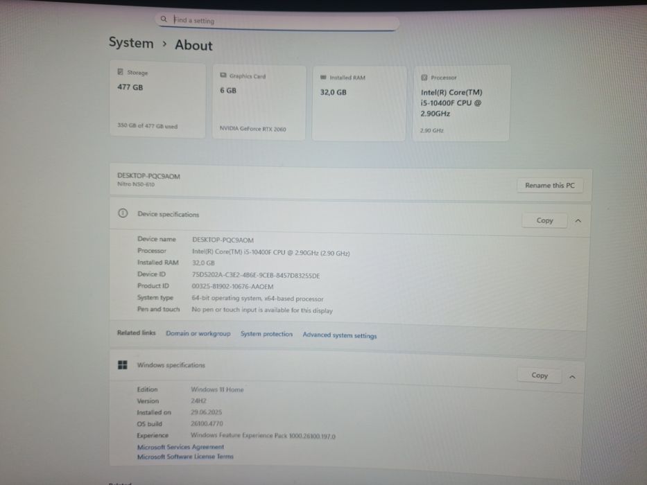 Vand/schimb Pc gaming