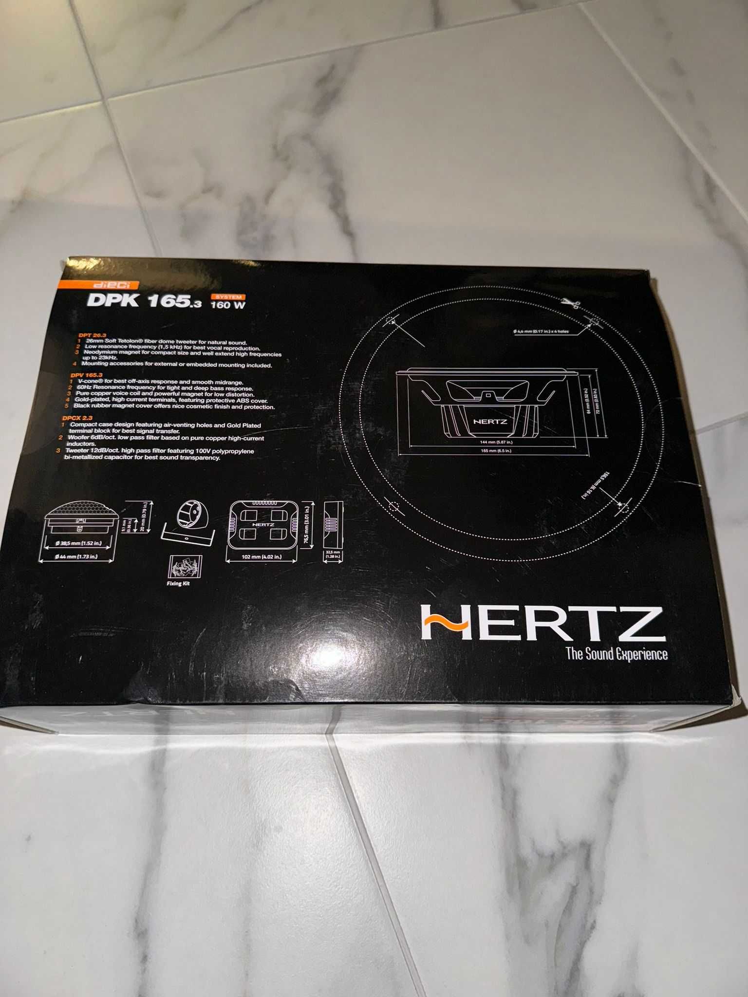 boxe audio hertz dieci dpk 165.3 gold sound edition