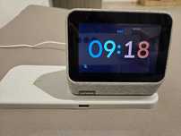 Pachet Ceas Inteligent Lenovo Clock 2 Grey + stand birou wireless