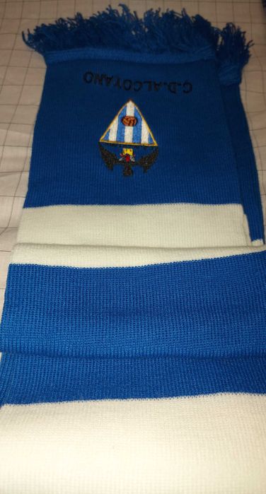 Шал на футболен клуб CD Alcoyano (оригинален, нов, за колекционери)