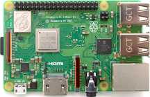 Raspberry Pi3 Model B+ cu alimentator original,carcasa si card de 16GB