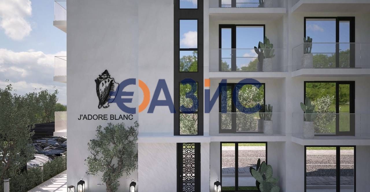 Апартамент с 1 спалня в J'adore Blanc, от 55,30 кв.м., Слънчев бряг,