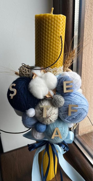 Vand/Confectionez lumanari pentru botez(diferite modele)