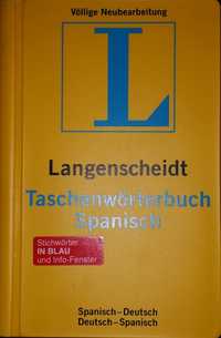 Двуязычный словарь Немецко-Испанский LANGENSCHEIDT