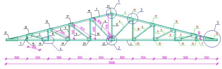Металлические фермы. Сварочные работы