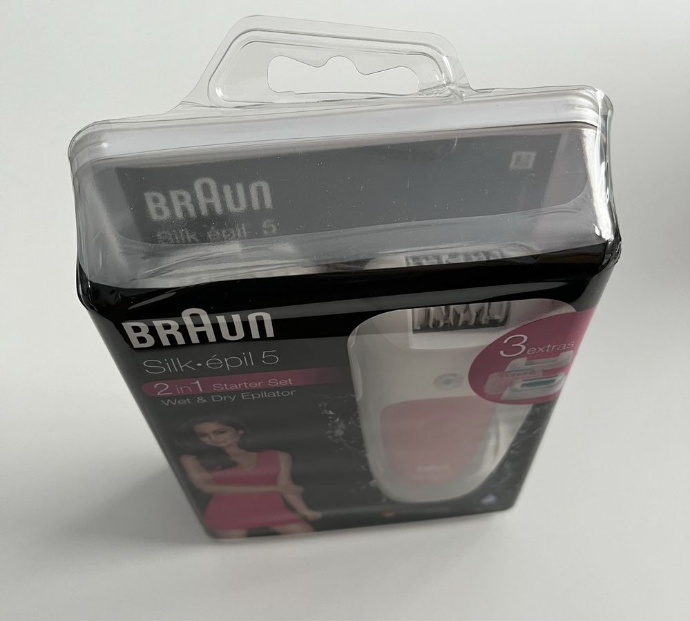 Epilator Braun wet/dry nou, sigilat