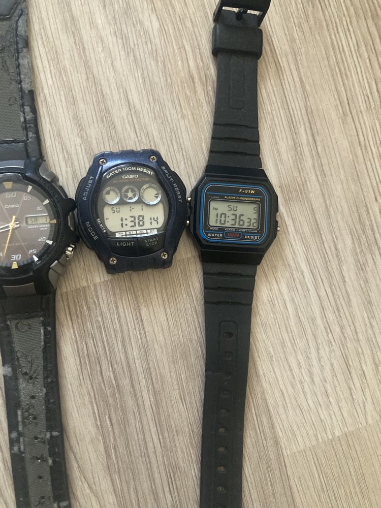 Ceas Casio 3318, Casio 1966 și ceas F-91W