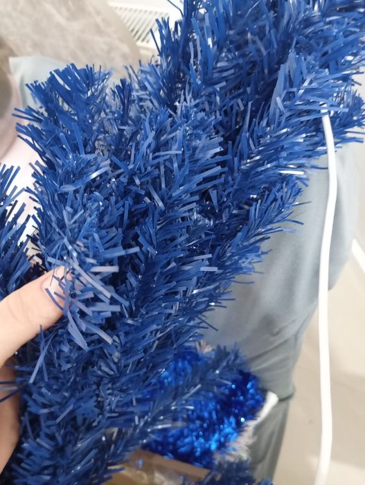 Brad artificial albastru, 150 cm