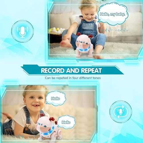 Ново Интерактивно куче-робот дистанционно LED светлини Идеален подарък