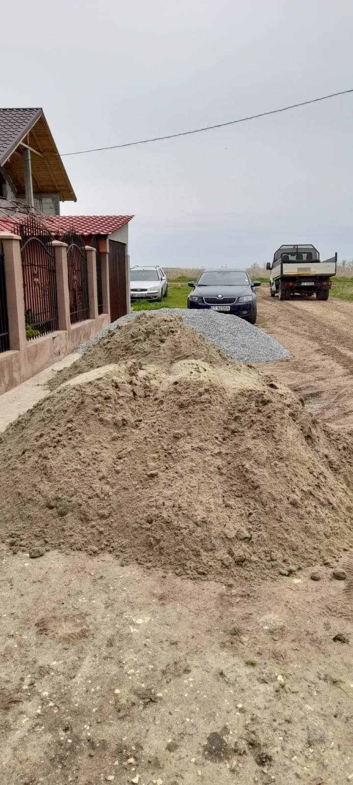 Vând balastru nisip pietriș pentru amestec beton