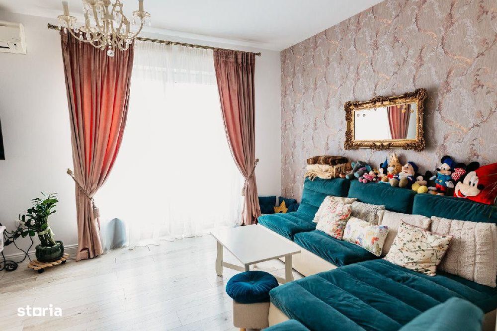 Vanzare - Apartament 3 cam, decomandat, etaj 2,  mobilat si utilat