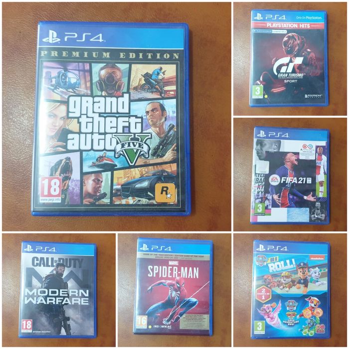 playstation 4 cu jocuri si 2 console
