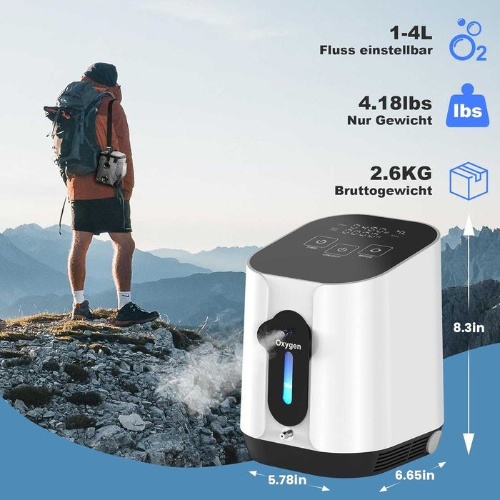 Concentrator de oxigen portabil nou - Creliver XM-898