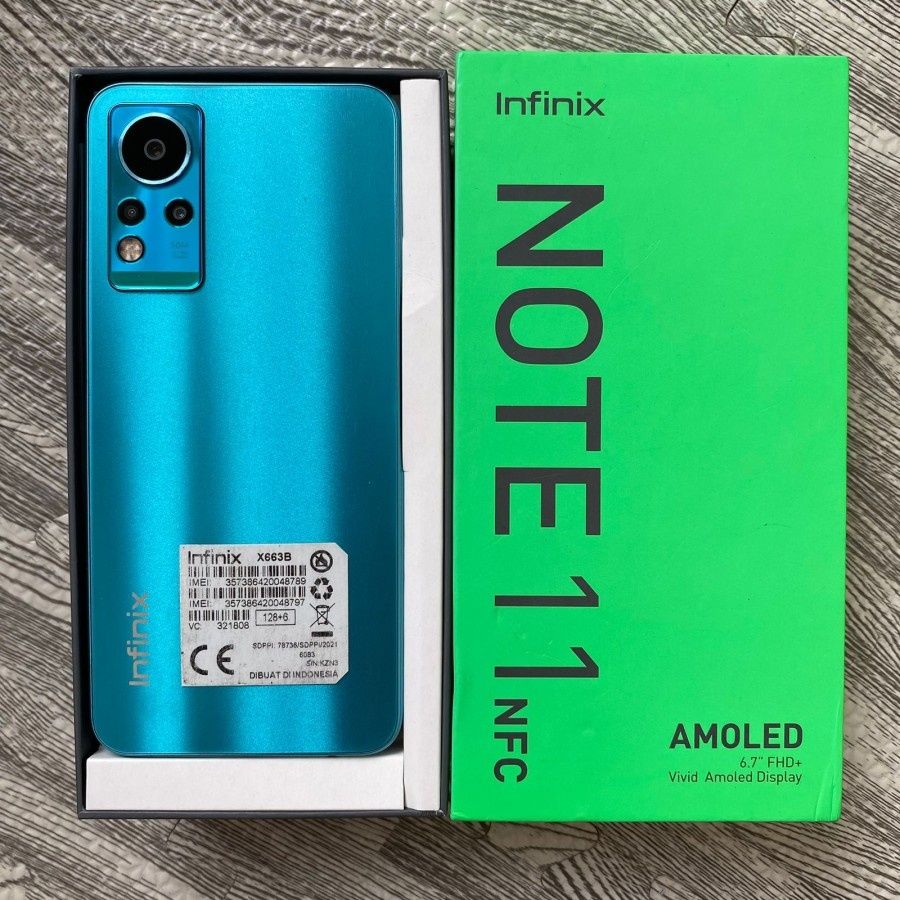 Sotiladi infinix note 11    6+5 ozu/128 gb