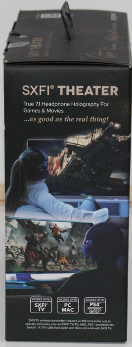 Слушалки Creative SXFI THEATER безжични съвместими SXFI TV ,PC,MAC,PS4