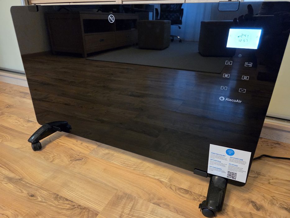 Vand calorifer - Convector electric AlecoAir C20 Heatix negru, WiFii