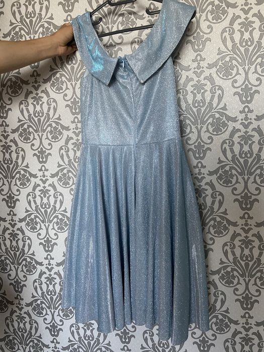 Rochie cu sclipici albastra