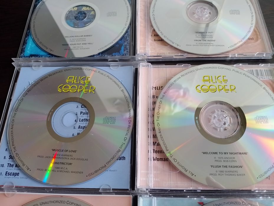 Alice Cooper - колекция 12 Албума Алис Купър CDs