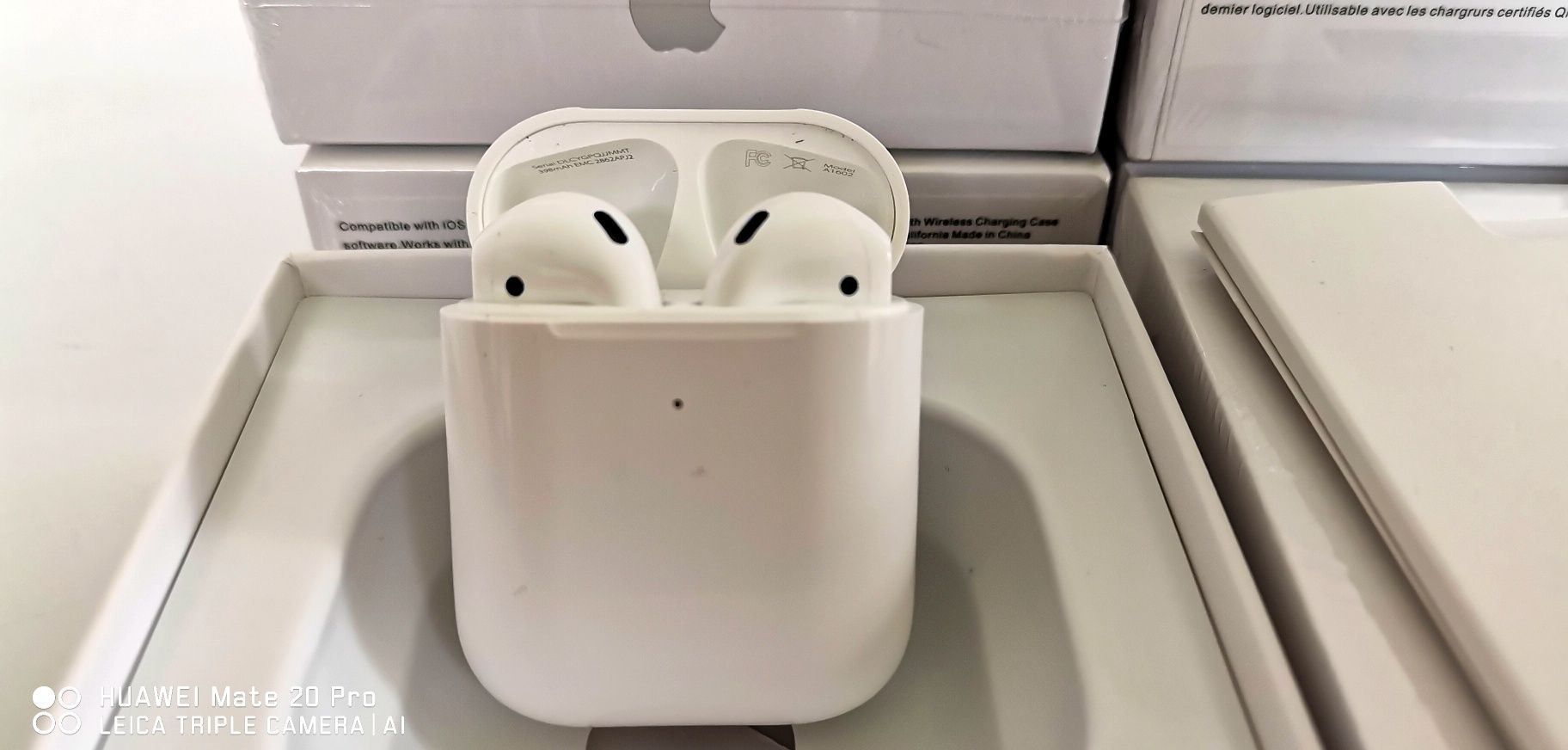 AirPods 2  casti wireless compatibile android,ios,iphone