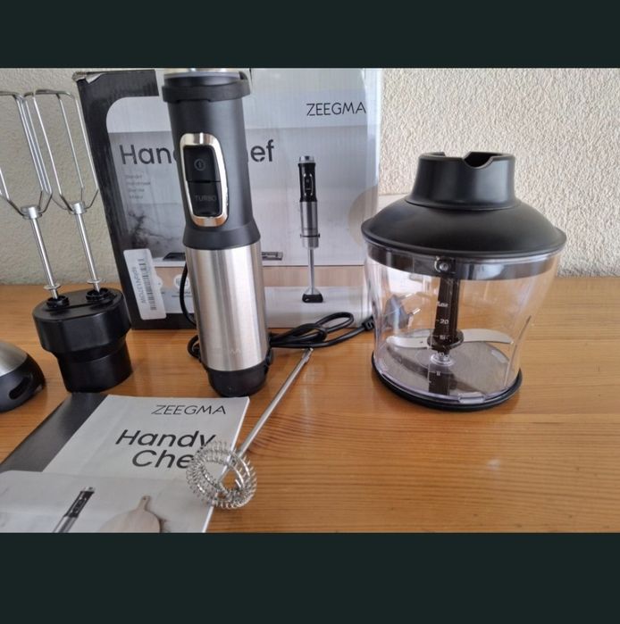 Zeegma Handy Chef 4в1 многофункционале вертикален ръчен пасатор/1000W