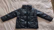 DKNY geaca jacheta noua bomber dama femei DonnaKaran neagra capse L XL