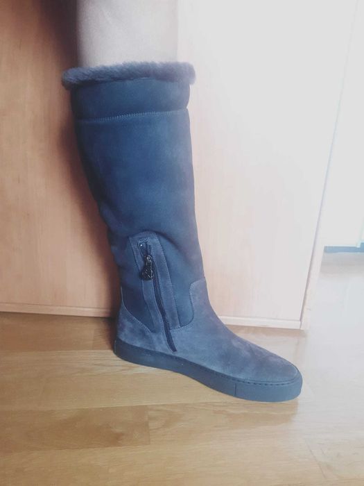 Ботуши зимни италиански естествена кожа