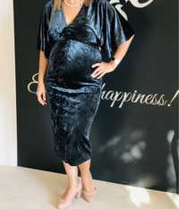 Rochița Zara catifea gravide