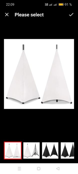 Universal Dj Light Stand Cover