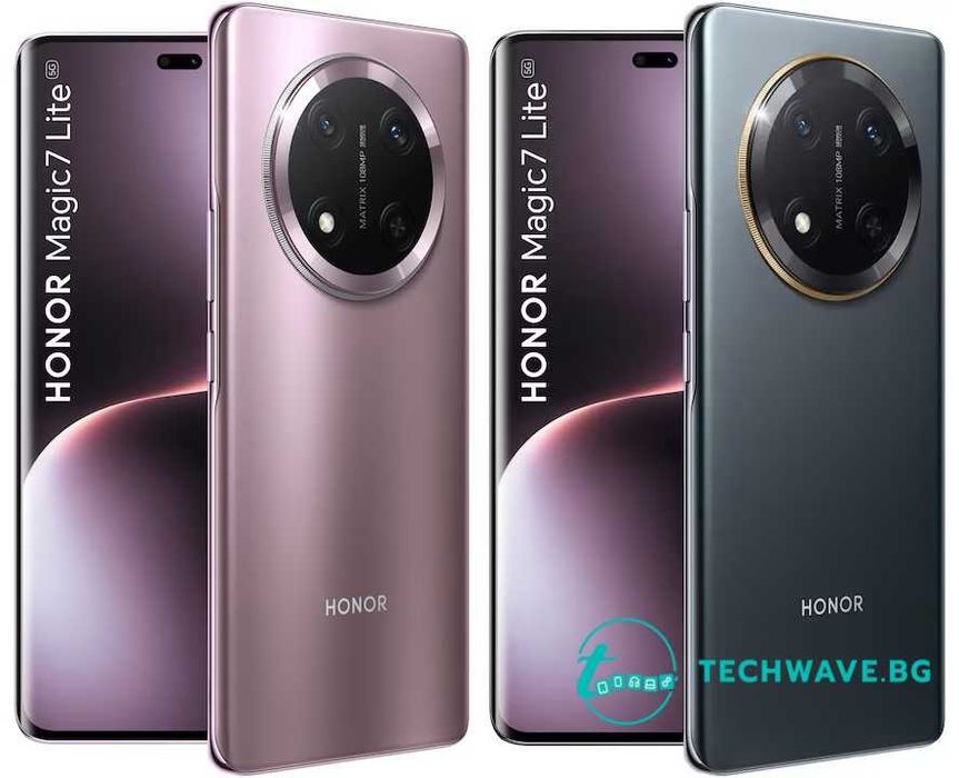 Honor Magic7 Lite 5G 256GB - Titanium Purple, Titanium Black