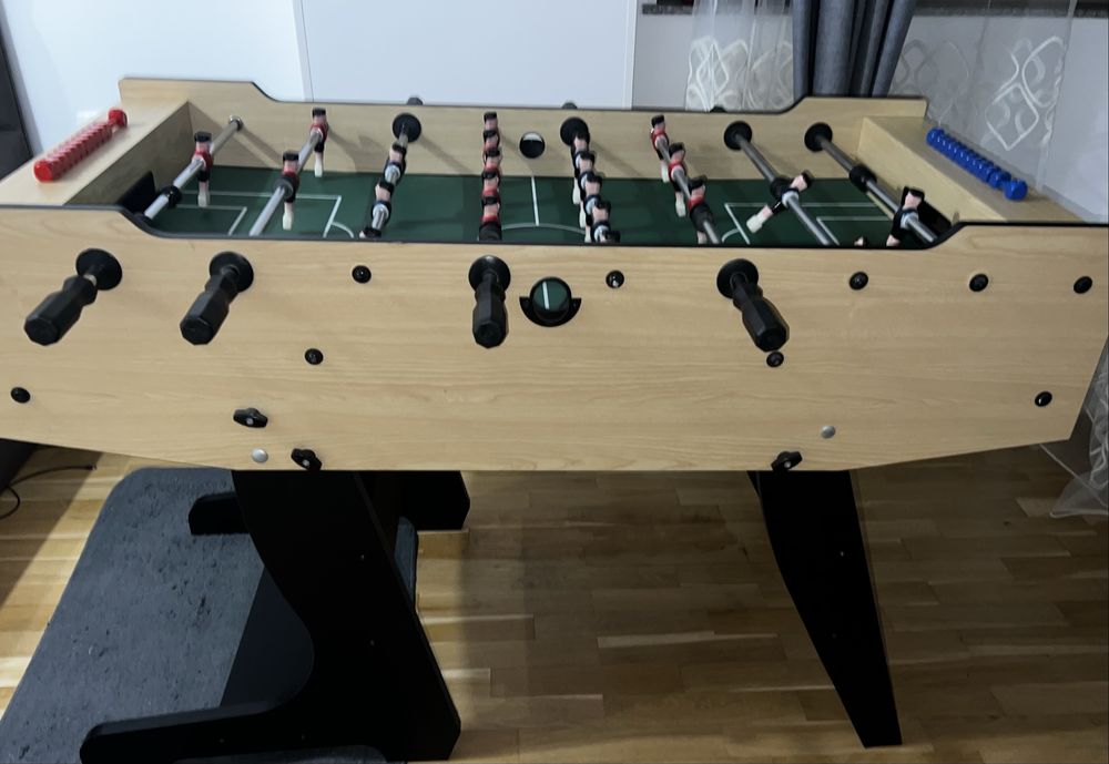 Masă de fotbal-Foosball pliabilă