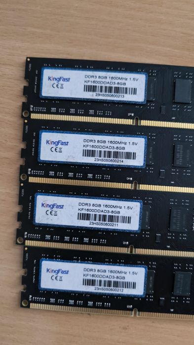 Vând 32gb 8x4 ddr3, la 1600Mhz