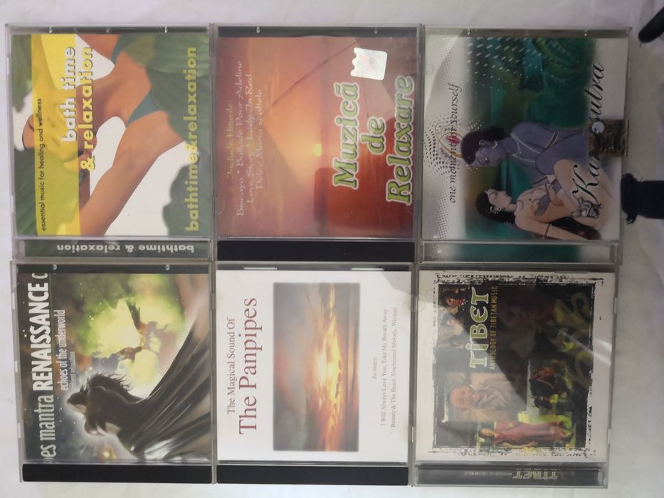 Set cd-uri (30 buc. 3 sunt duble) muzica tai Chi, yoga, meditație, etc